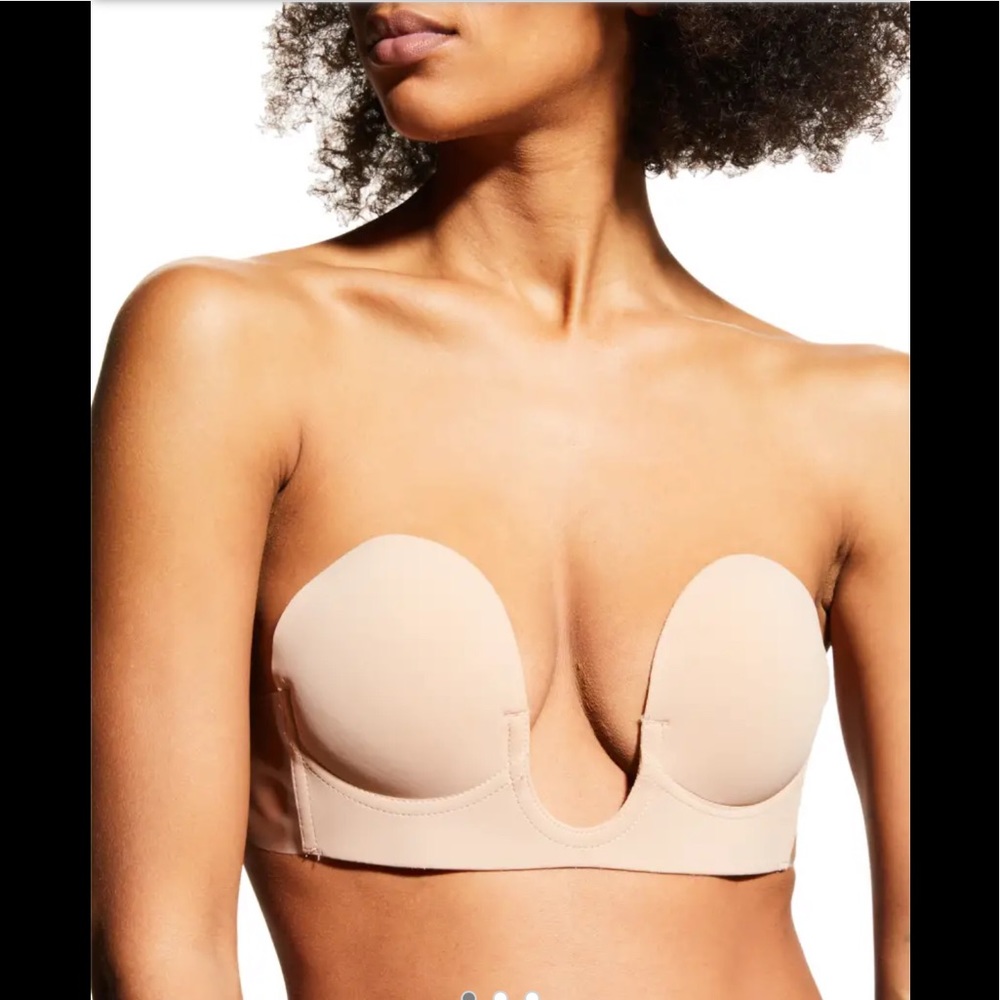 U Plunge Backless Strapless Bra